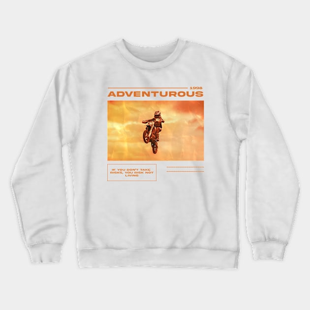 Adventurous Crewneck Sweatshirt by edapsd